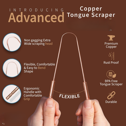 NoozTabs - Copper Tongue Scraper