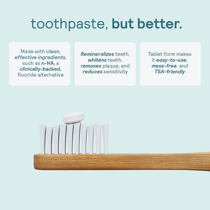 NoozTabs™ - Remineralizing Chewable Tooth Paste Tablets